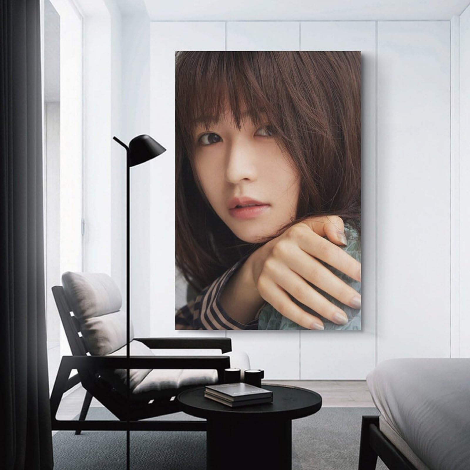Amazon.co.jp: 長濱ねる 写真 (16) キャンバス 壁アートホーム バス