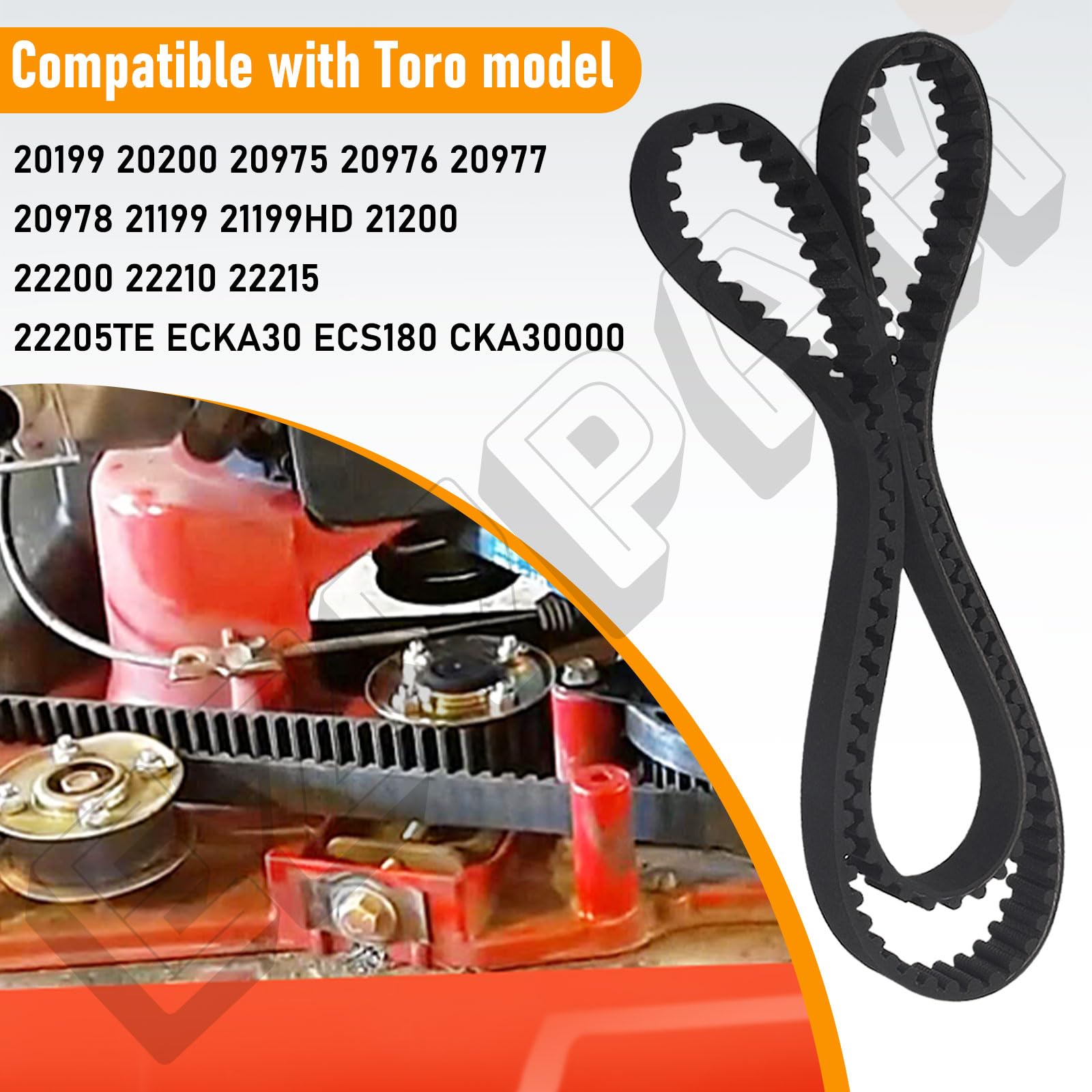 HOSAIRY 120-3335 Courroie De Rechange Pour Tondeuse à Gazon