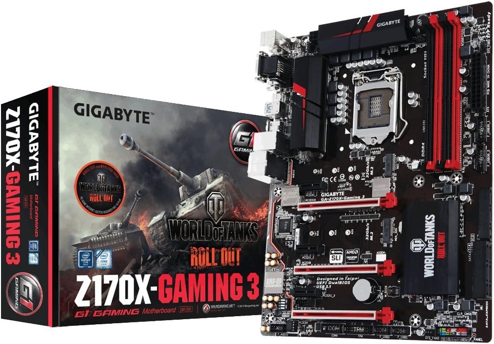 Giga-byte S1151 Z170 Atx snd+gln+u3.1 sata6gb/s ddr4