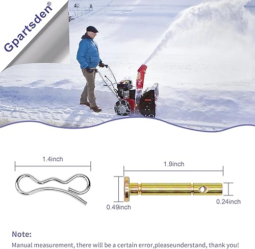Miniatura 2 de Goognice Gpartsden 738-04155 y 714-04040 Pasadores de cizalla para MTD 2007 y After Snow Blowers (10 unidades)