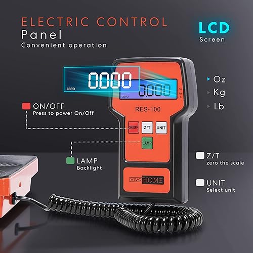 Miniatura 5 de VIVOHOME R1234YF 1 HP Máquina de recuperación de refrigerante portátil de doble cilindro con alta precisión electrónica de carga de refrigerante