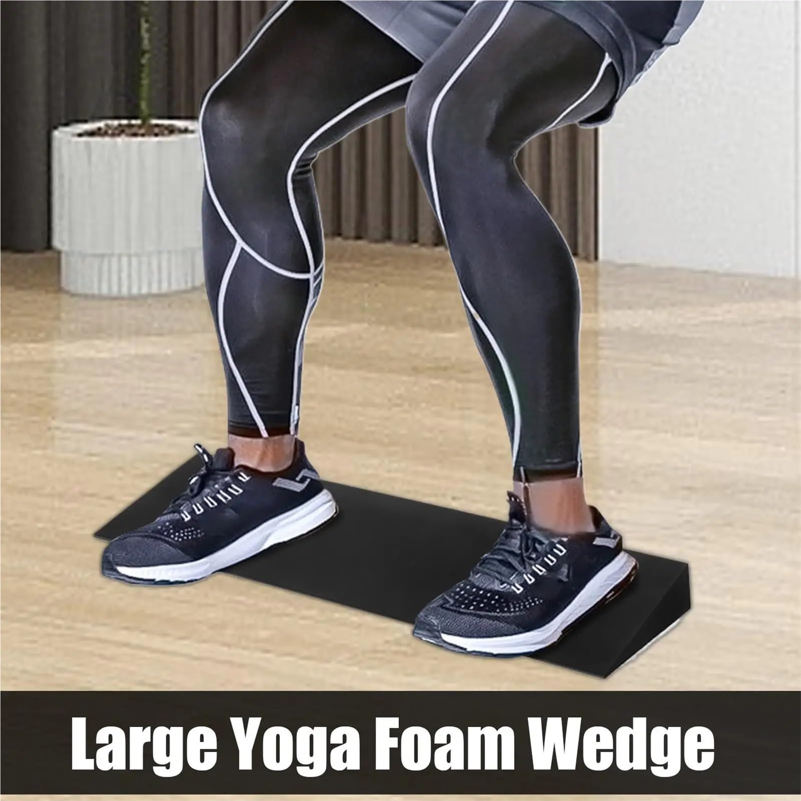 Squat Keil Kniebeugen-Keil-Schrägbrett for Wadendehnung und Kniebeugen mit erhöhter Ferse, Yoga-Block for Pilates-Fitness-Heim-Fitnessgeräte