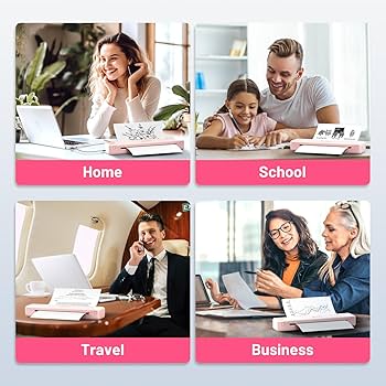 Pmo P831 ポータブルプリンター ピンク ペーパーセット ピンク Amazon.com : Phomemo P831 Portable Printers Wireless for