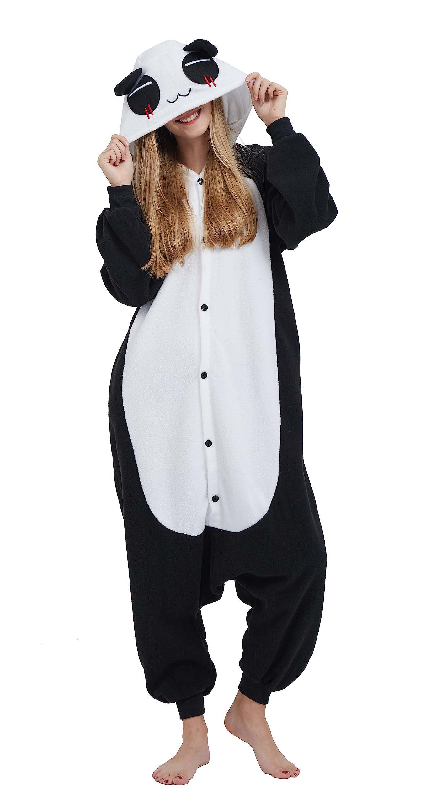 SimZoo Adulto Disfraz Pijama Unisex Pijama Kigurumi Onesie para Carnaval Halloween Cosplay Ropa de Dormir Traje de Disfraz para Navidad Festival Mujer y Hombre — view 23