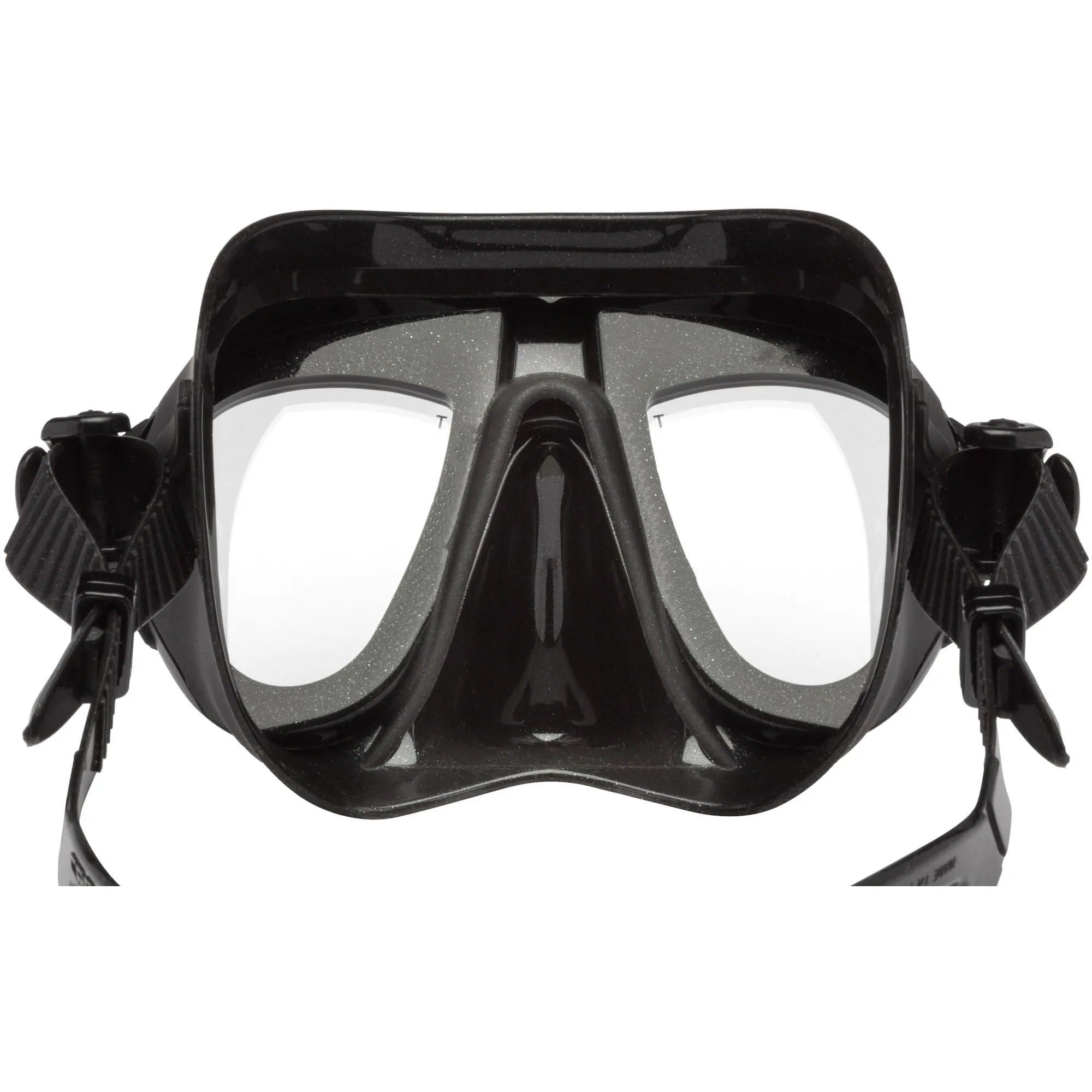 Maschera Maschera Subacquea Maschera Subacquea per apnea, antiappannamento, Basso Volume, Ampia visuale, Vetro temperato, 2 finestre, Rivestimento Opaco(Clear)