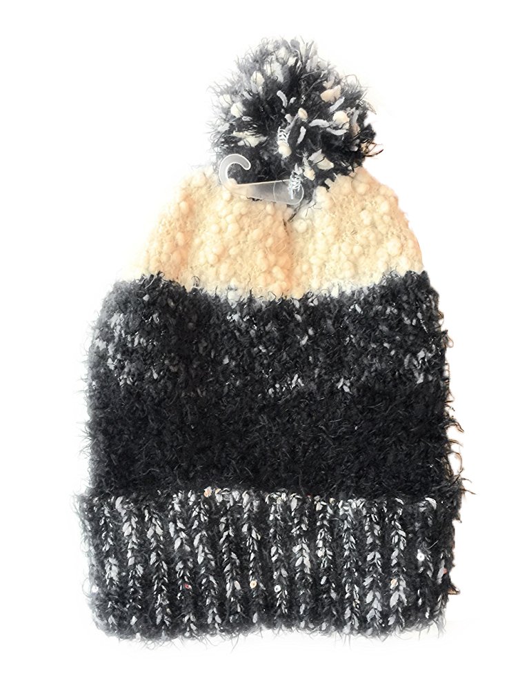 Charter Club Women's Mixed Media Chenille Cuff Beanie Hat