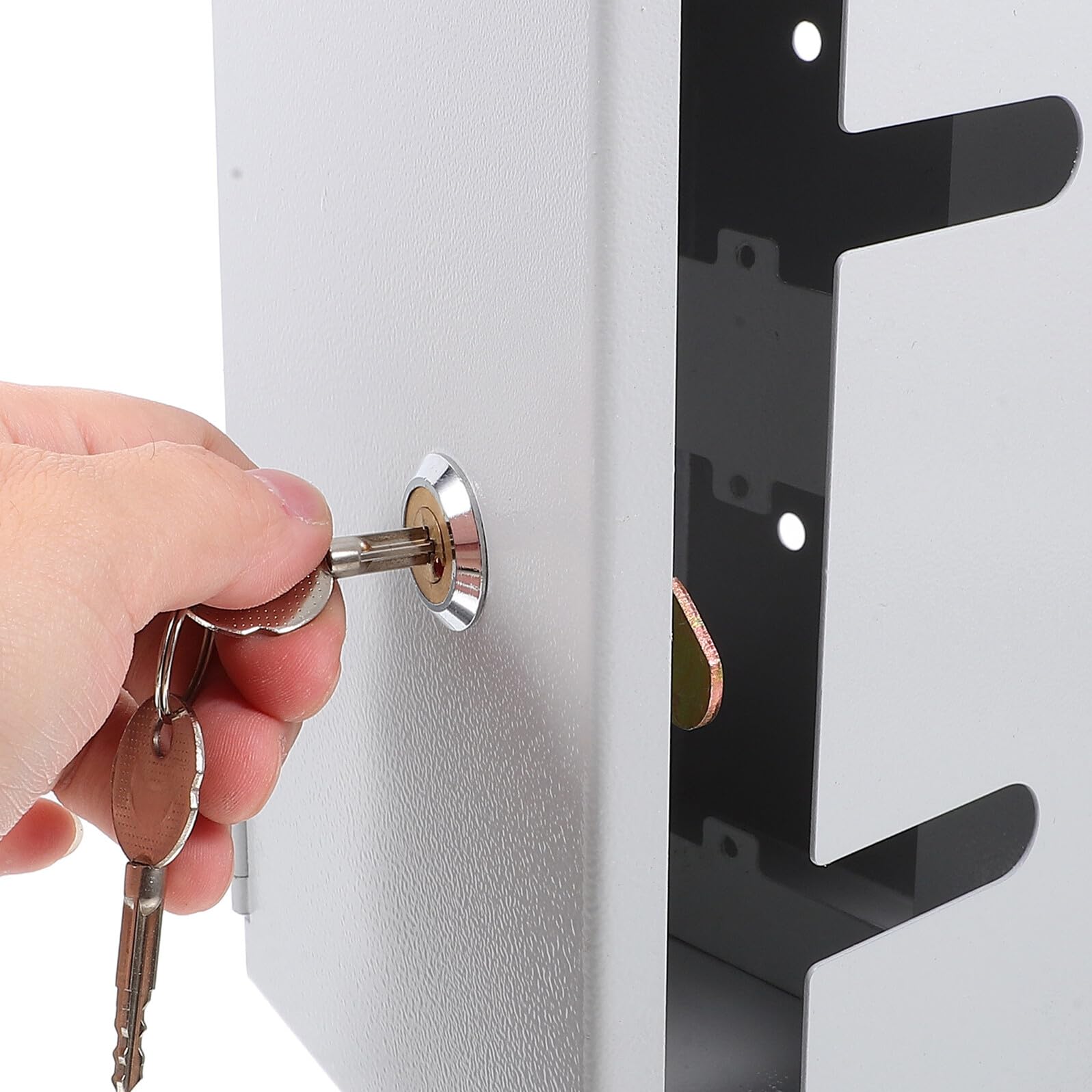 POPETPOP Scatola Di Derivazione Serratura Per Esterno in Acciaio Inox 304 Resistente Alle Intemperie Per Prese Elettriche Da Esterno Uso Commerciale e Ricarica Pubblica Protezione Sicurezza