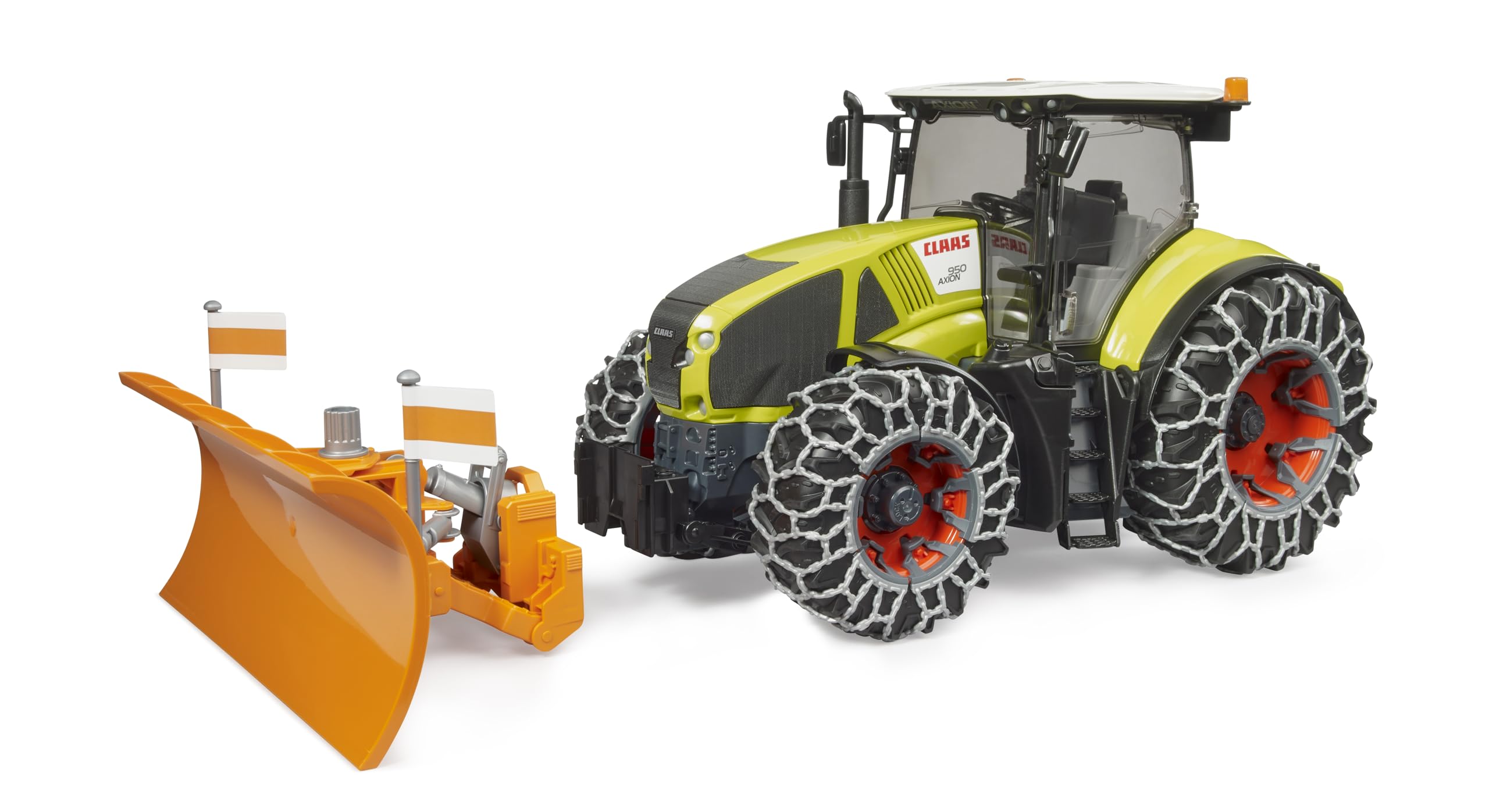 Amazon.com: Bruder 03018 Claas Axion 950 with Snow Chains and Snow