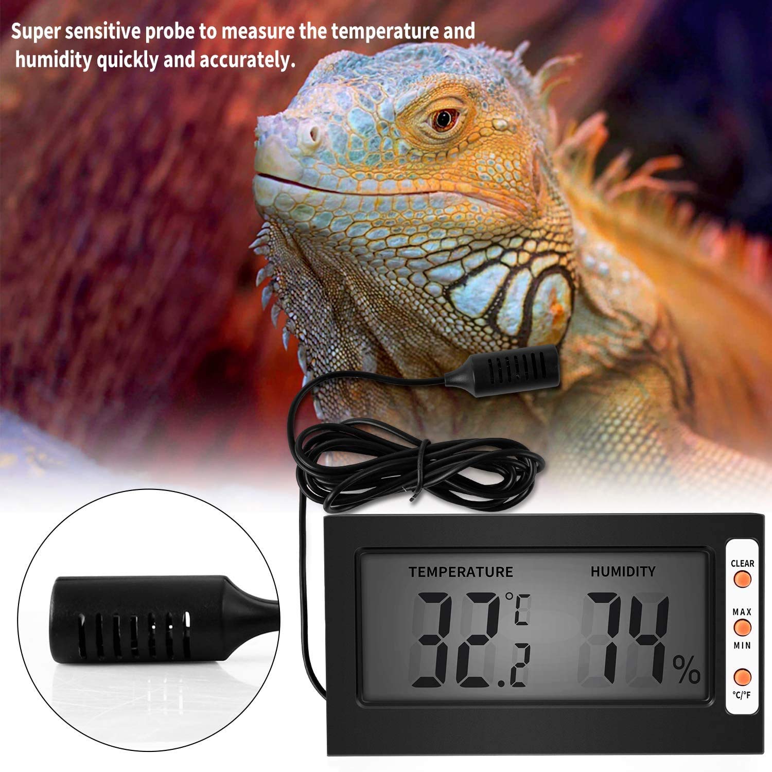 iPower Tank Heat Mat Reptile Heating pad with Digital Temperature