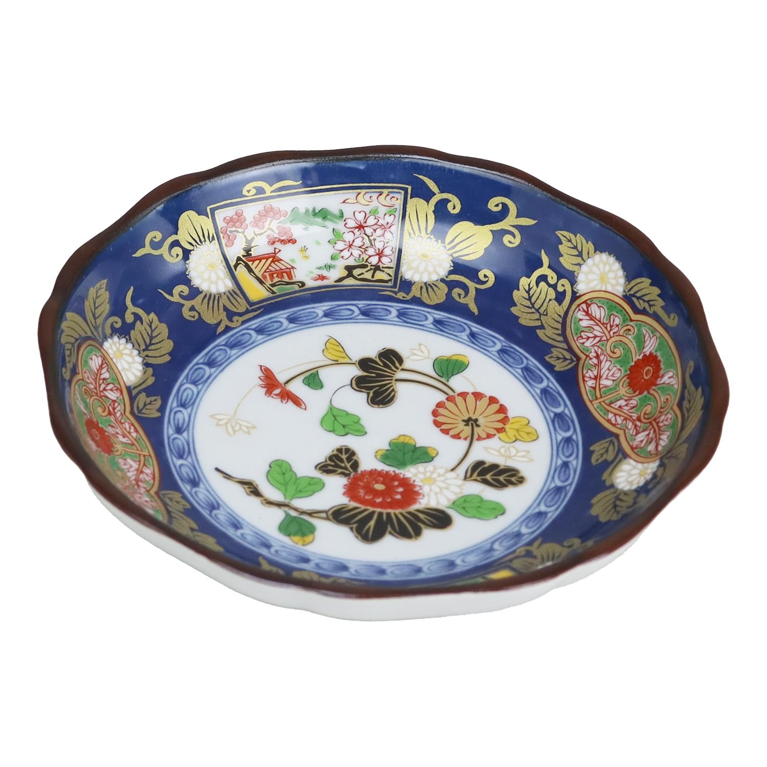 Arita Ware Ko-Imari Porcelain Plate 5.5in Old Imari Style Japan
