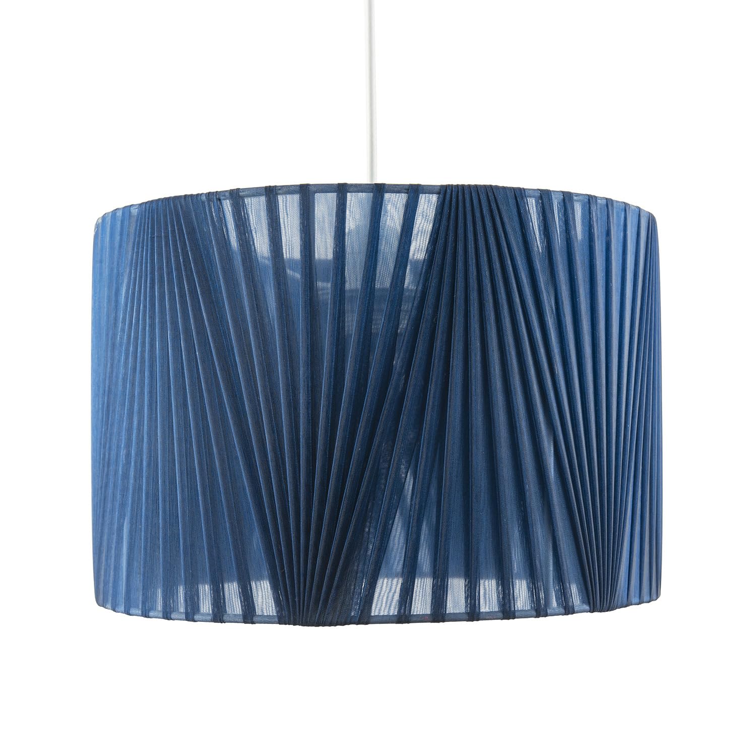 Happy Homewares Organza Pendant Lamp Shade - Blue - 20cm