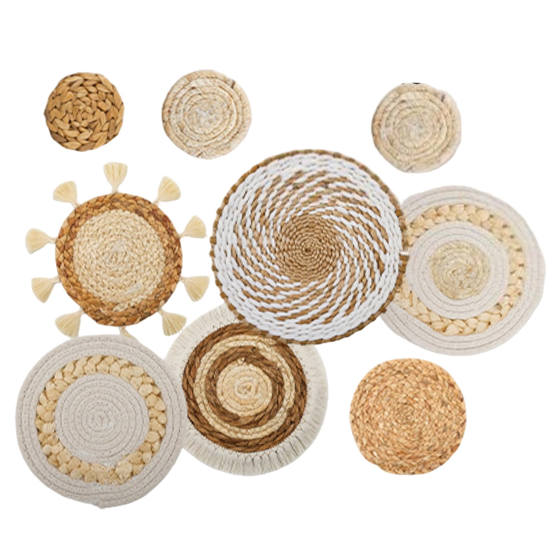Paniers muraux Boho pour salon et chambre à coucher au style ferme chic