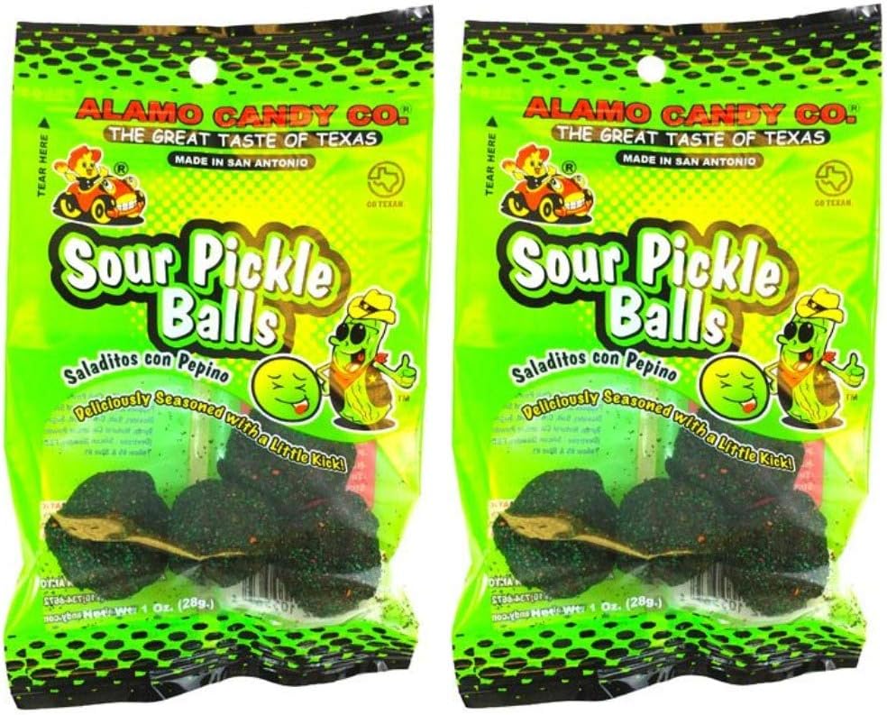 Sour Pickle Balls, 1 Oz (Pack of 2)