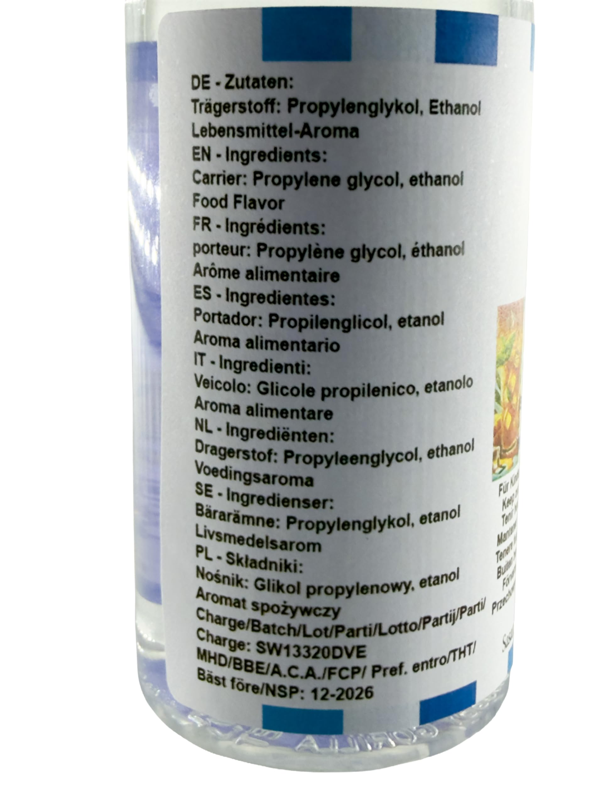 Té helado mango maracuyá aroma concentrado - Vegano - Sasami - 100ml