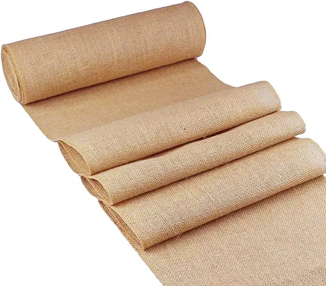 Chemin de Table en Jute Naturel 15M x 30CM - Décoration Vintage pour Mariage