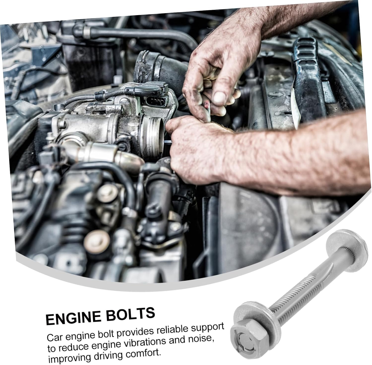 ABOOFAN Front Arm Mounting Bolt for Arm Repair Screw Easy Installation for Enhanced Suspension Safety