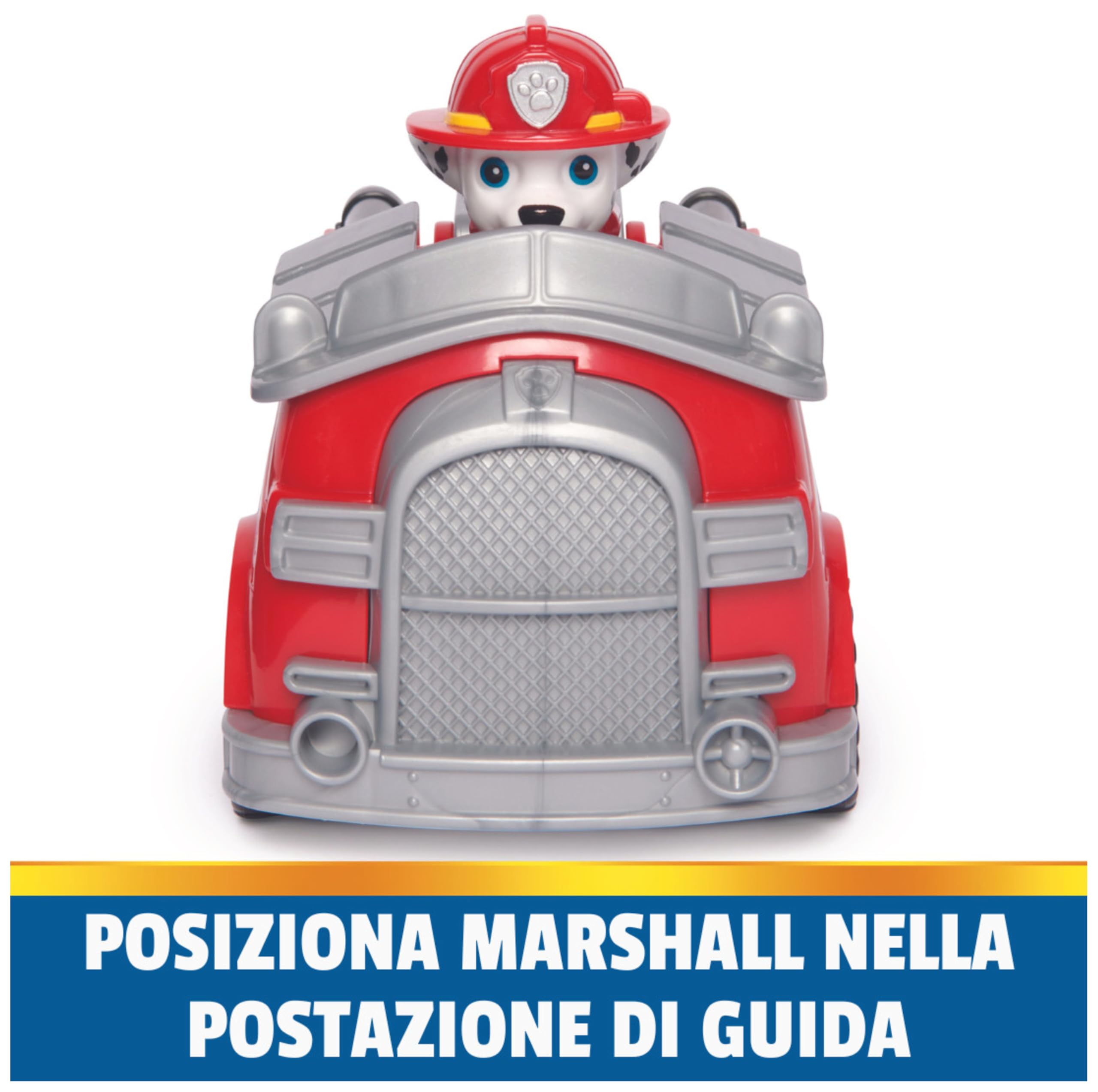 Paw Patrol, Camion dei Pompieri di Marshall, Veicolo e Personaggio Marshall, Giochi Bambini, 3+ anni