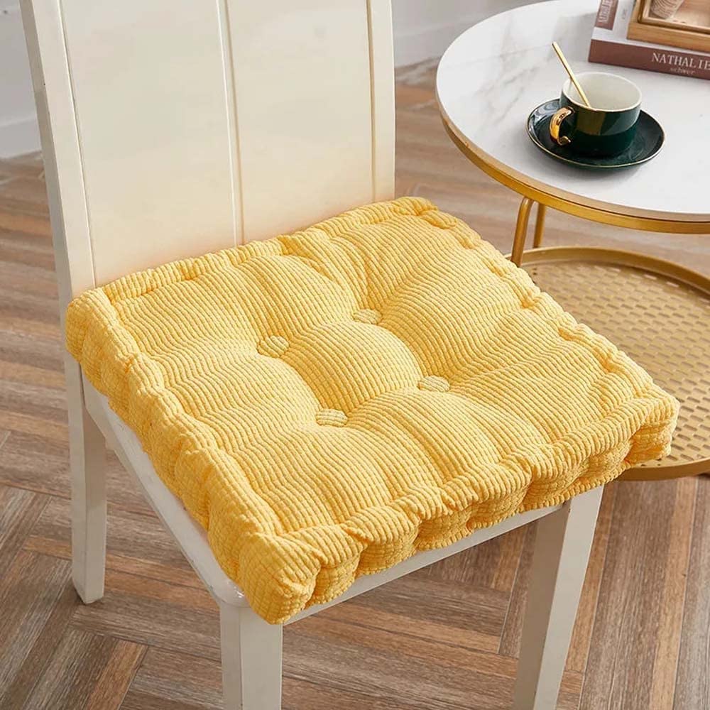Chair Cushions Round/Square, 40x40cm/50x50cm Thick Dining Kitchen Seat Cushion, Modern Soft Comfort Seat Pads,Breathable Padded Seat Cushions,For Car Garden Office Indoor Outdoor(#110,45x45cm/17.7x17