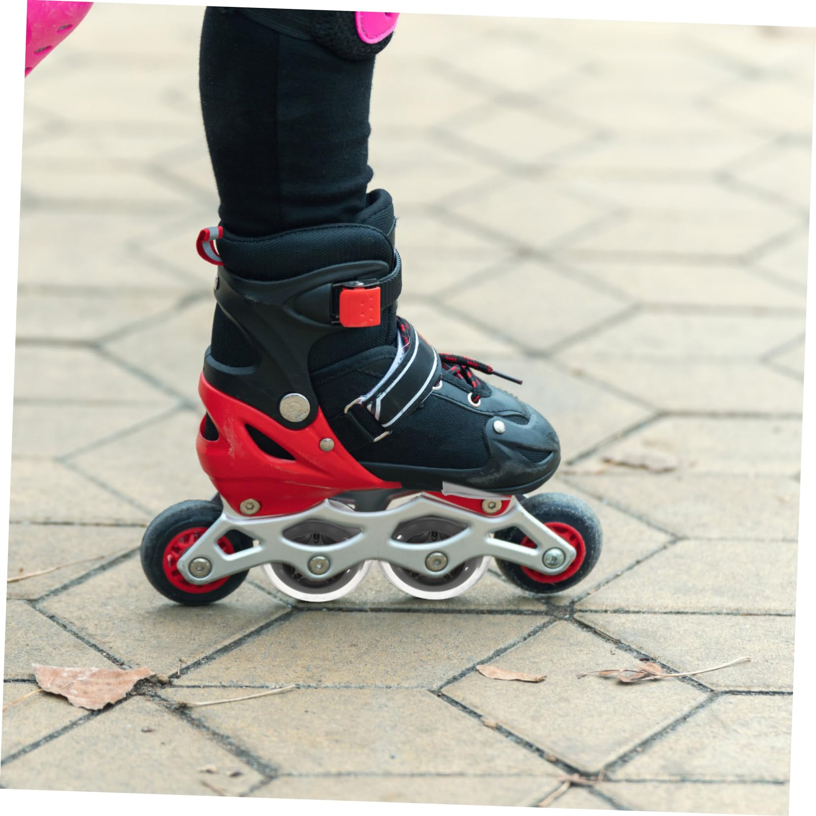 PLAFOPE Replaceable Skate Wheels 2 Pack 3'' Silent Outdoor Wheels Ideal for Roller Skates Pu Material Roller Skating Accessory