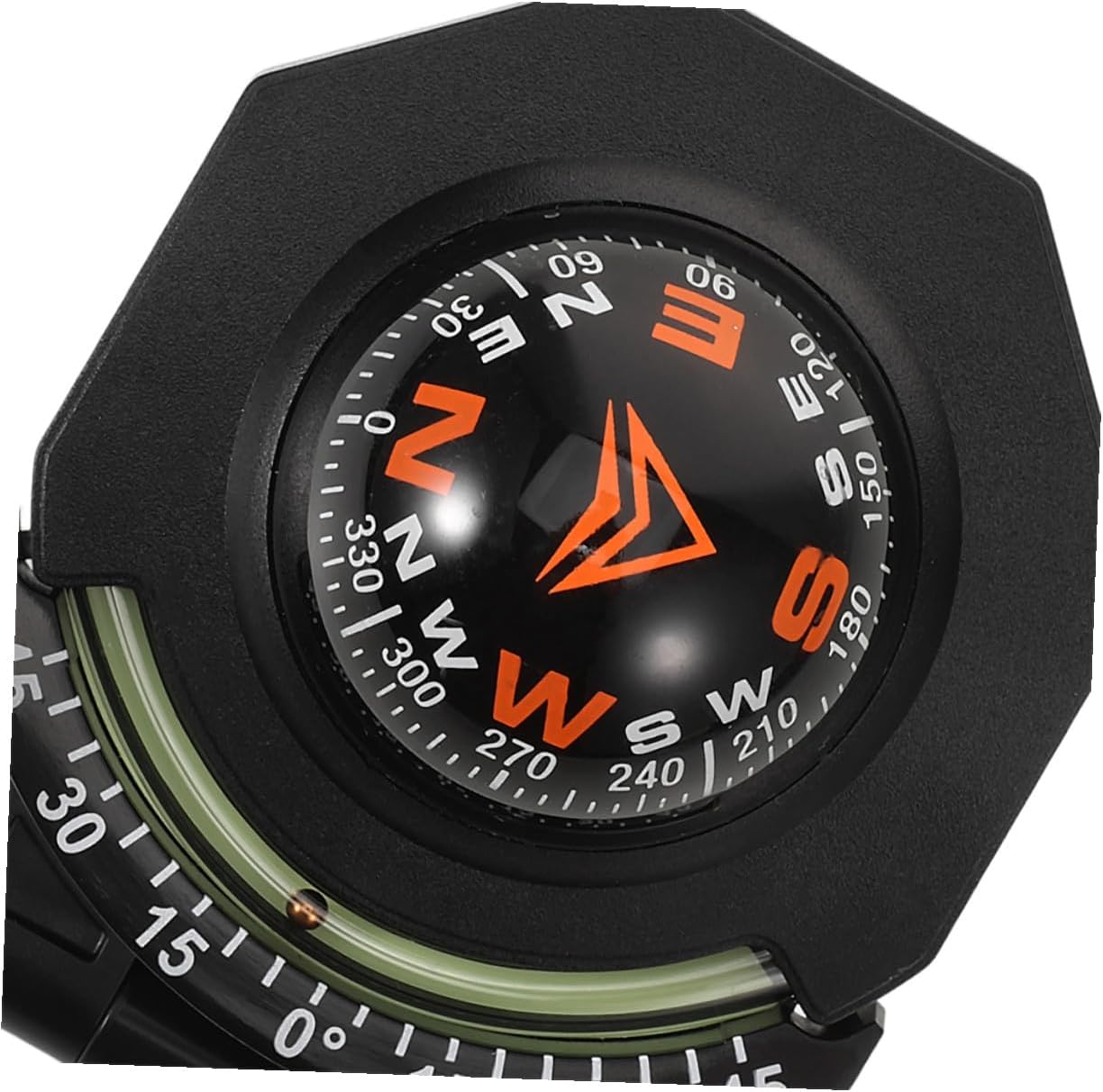2pcs Car Dashboard Compass with Inclinometer, Marine Dash Mount Vehicle Compass Ball, High-Precision Foldable Navigation Tool for Cars and Boats