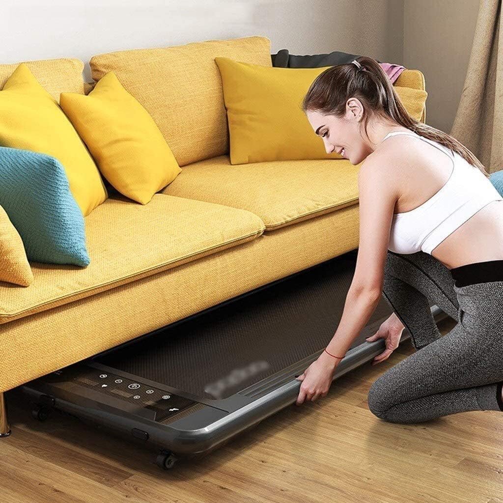 Tredmills for Running Treadmills Folding Treadmill Good for Home/Apartment Fitness Compact Electric Running Exercise Machine with Safe Handlebar and LCD Display Easy Control (Black 133*54*100cm)