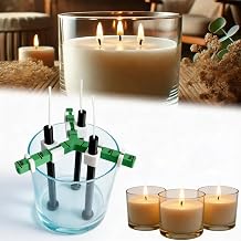 Candle Wick Holders for Candle Making, Wick Centering Tool, Candle Wick Placer for Wicks, Enhancing Precision and Efficiency for DIY Candle Making, Crafting & Supplies 3 Wicks