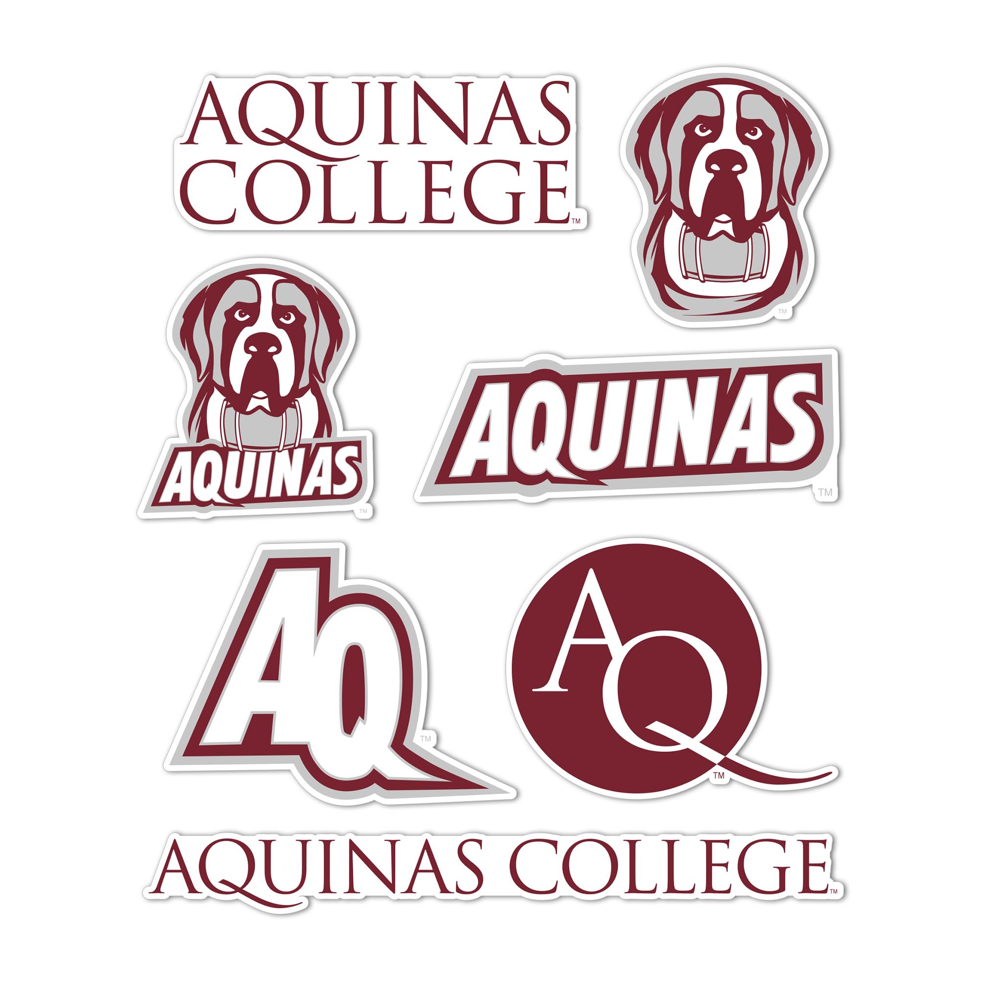 Adhesivo Aquinas College para evitar arañazos en portátiles y personalizar termos