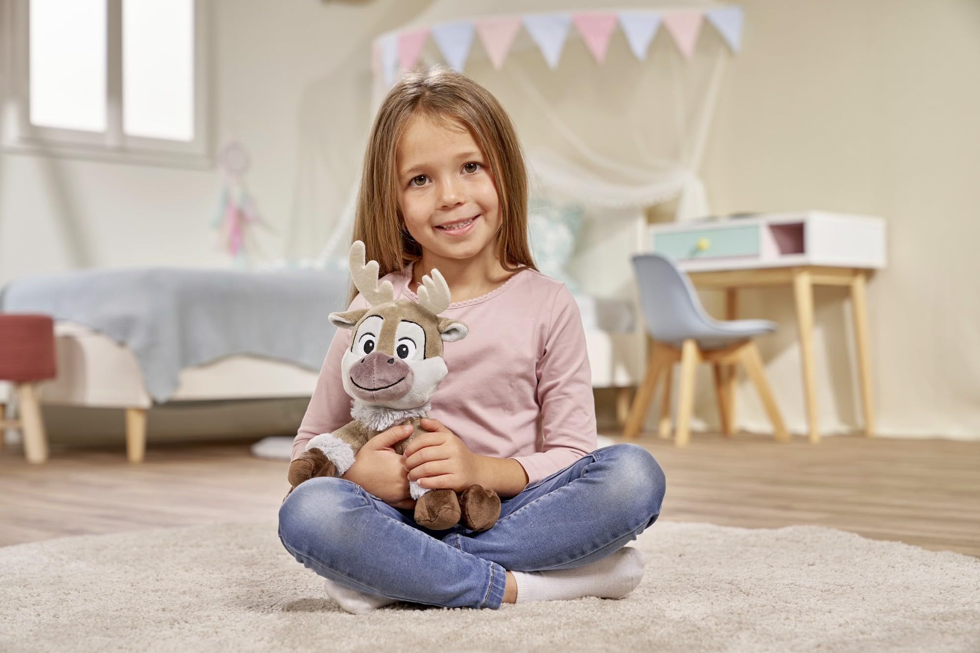Simba 6315877642 - Peluche Disney Frozen II Sven, 25 cm, adatto a partire dai primi mesi di vita