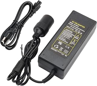 ROLADA 110-220V 12V AC DC Power Adapter Charger Converter Car Cigarette Lighter Socket Car Vacuums Air Compressor Tire Inflator AC/DC Power Supply Adapter and Other 12V Devices Under 102W 8.5A