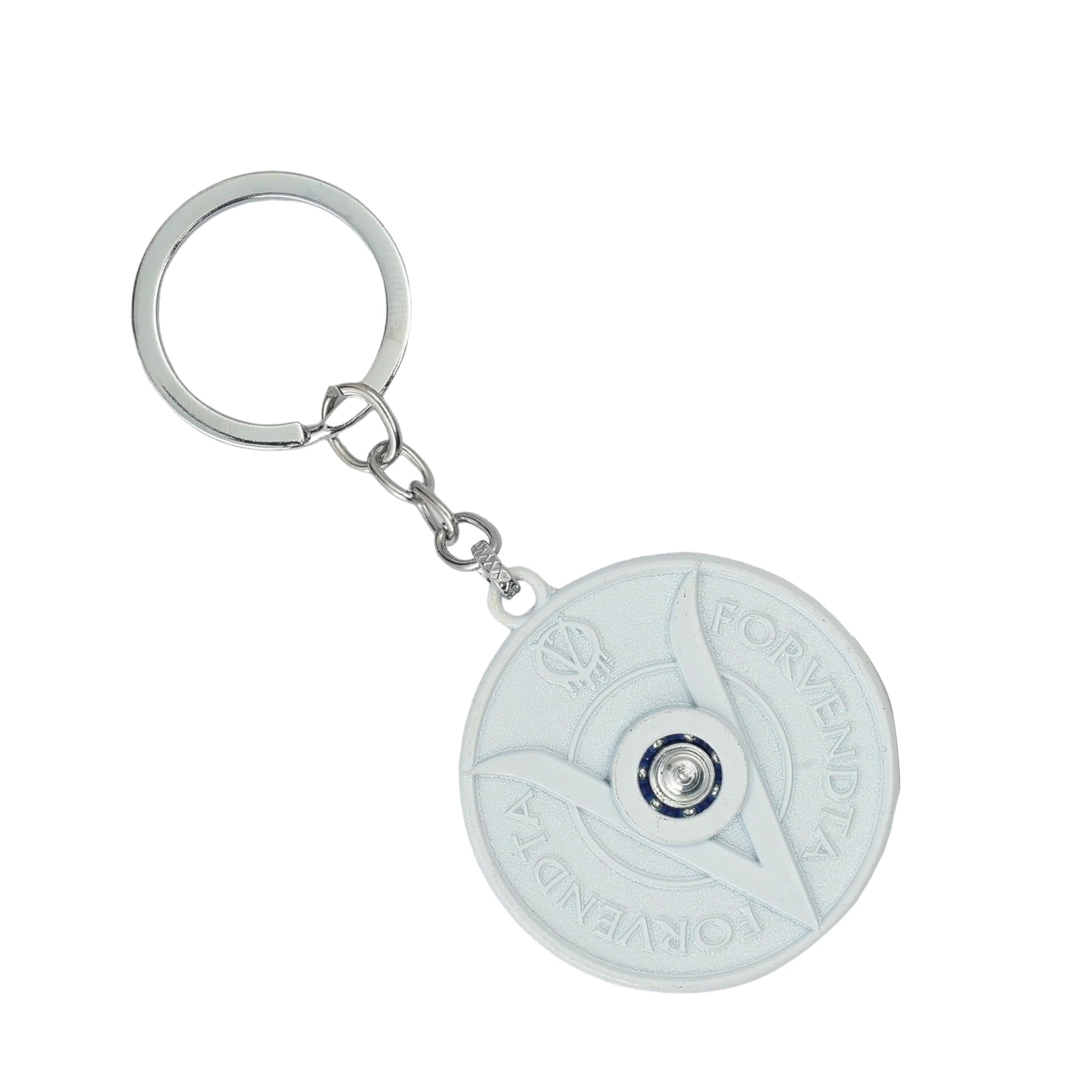 Daiyamondo Anime Silver Rotating Spinning Metal Keychain | Perfect for Anime Lovers | Key Ring for Car Bikes | Keychain for Boys (Dark Vend) 1