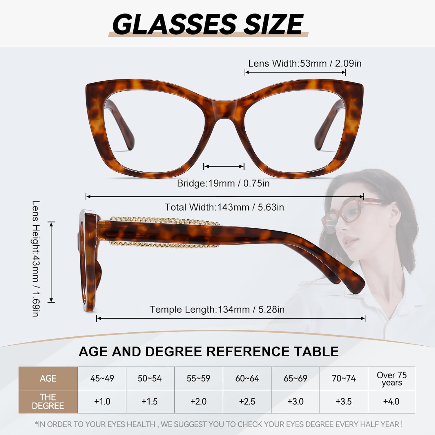 Readers for Women Men,Reading Glasses with Blue Light Blocking,Spring Hinges Eyeglasses for Reading