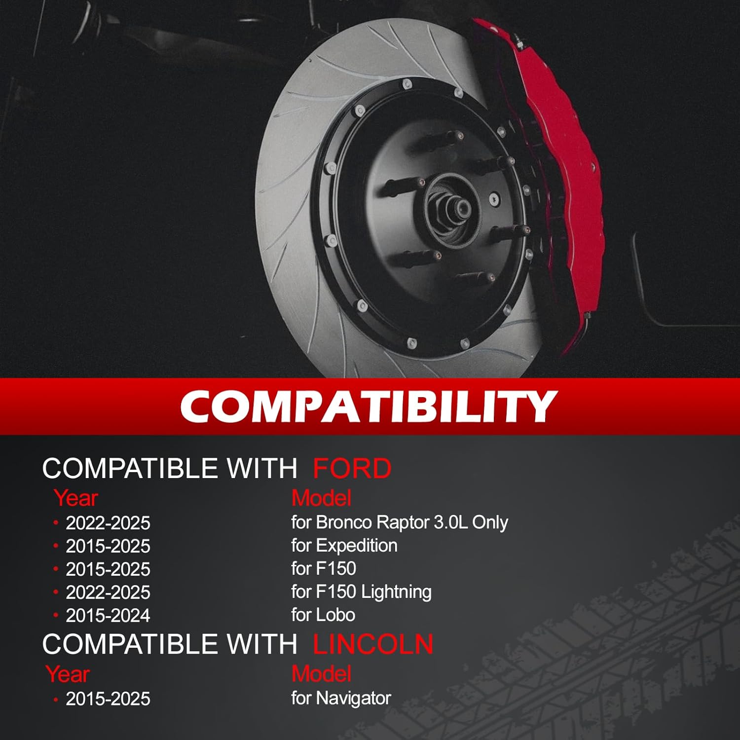 6x5.3 Wheel Spacers 1 inch (6x135mm) PCD 87.1mm Hub Bore M14x1.5 Studs Aluminum Wheel Adapters 4pcs Car Wheel Accessories Parts Fit for Expedition F150 Lobo Navigator 2015-2025