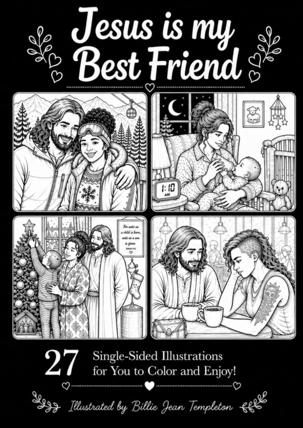 Jesus Is My Best Friend: A Coloring Book with Single Sided Pages