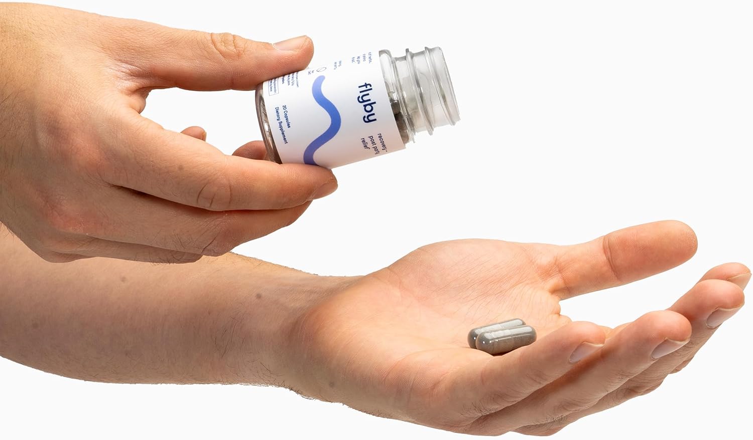 Flyby Recovery Supplement - All The Hang, Without The Over!™ - with DHM, Milk Thistle, Vitamin C, Activated Charcoal, and Apple Cider Vinegar - Pre & Post Drinking Formula (80 Count) - Image 7