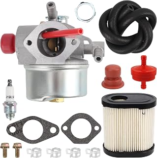 AUTOKAY 640350 Carburetor for Toro 20016 20017 20018 6.75HP Recycler Lawn Mower Tecumseh LEV105 640303 640271 LEV100 LEV120, Tecumseh LV195EA w/ 36905 Air Filter