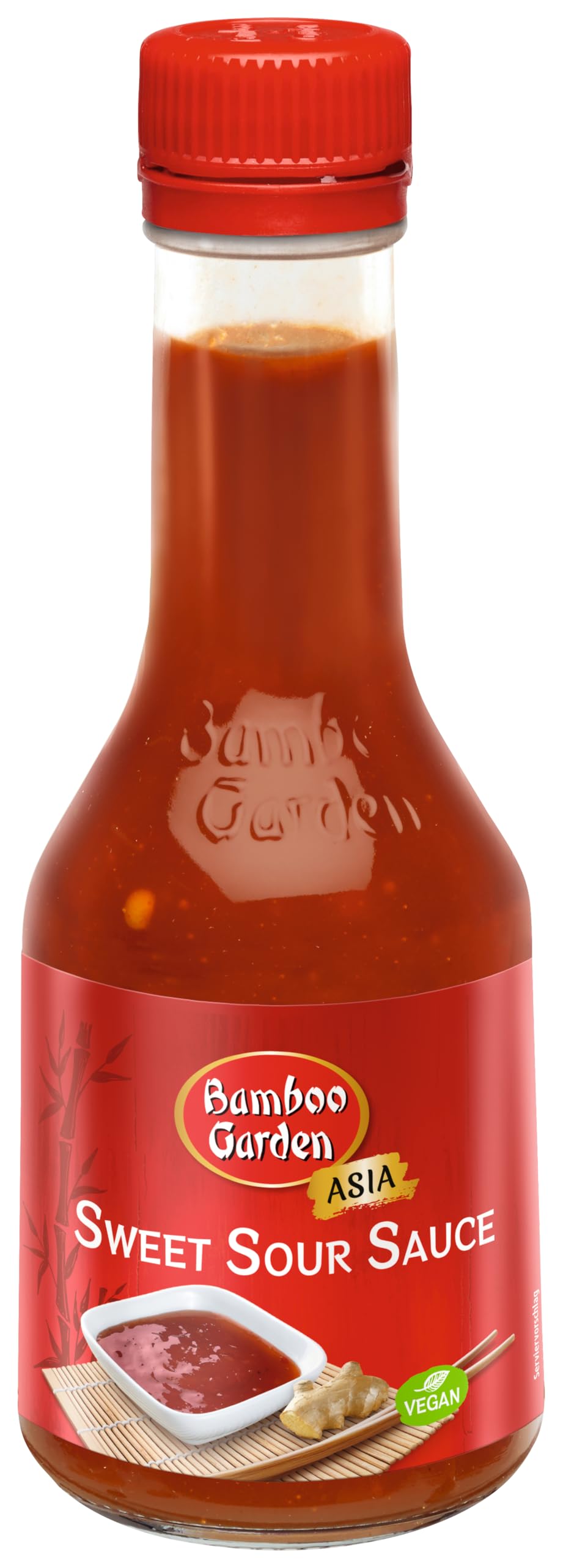 Bamboo Garden - Sweet Sour Sauce | Süß-pikante Sauce zum Verfeinern zahlreicher Gerichte oder als Dip | 200 ml in der Glasflasche