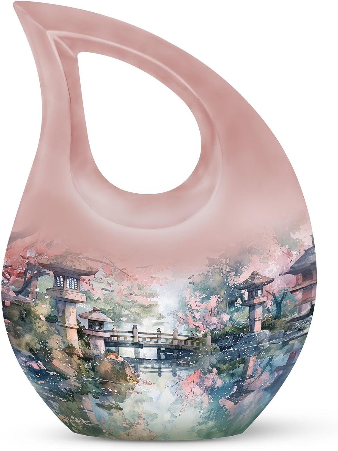Spring Whispering by The Urn - Adult Urns for Human Ashes - Urn for Human Ashes Adult Male & Female - Decorative Urns - Burial Urns for Human Ashes, ash urns for Humans(Size - 4inch, 1Pcs)