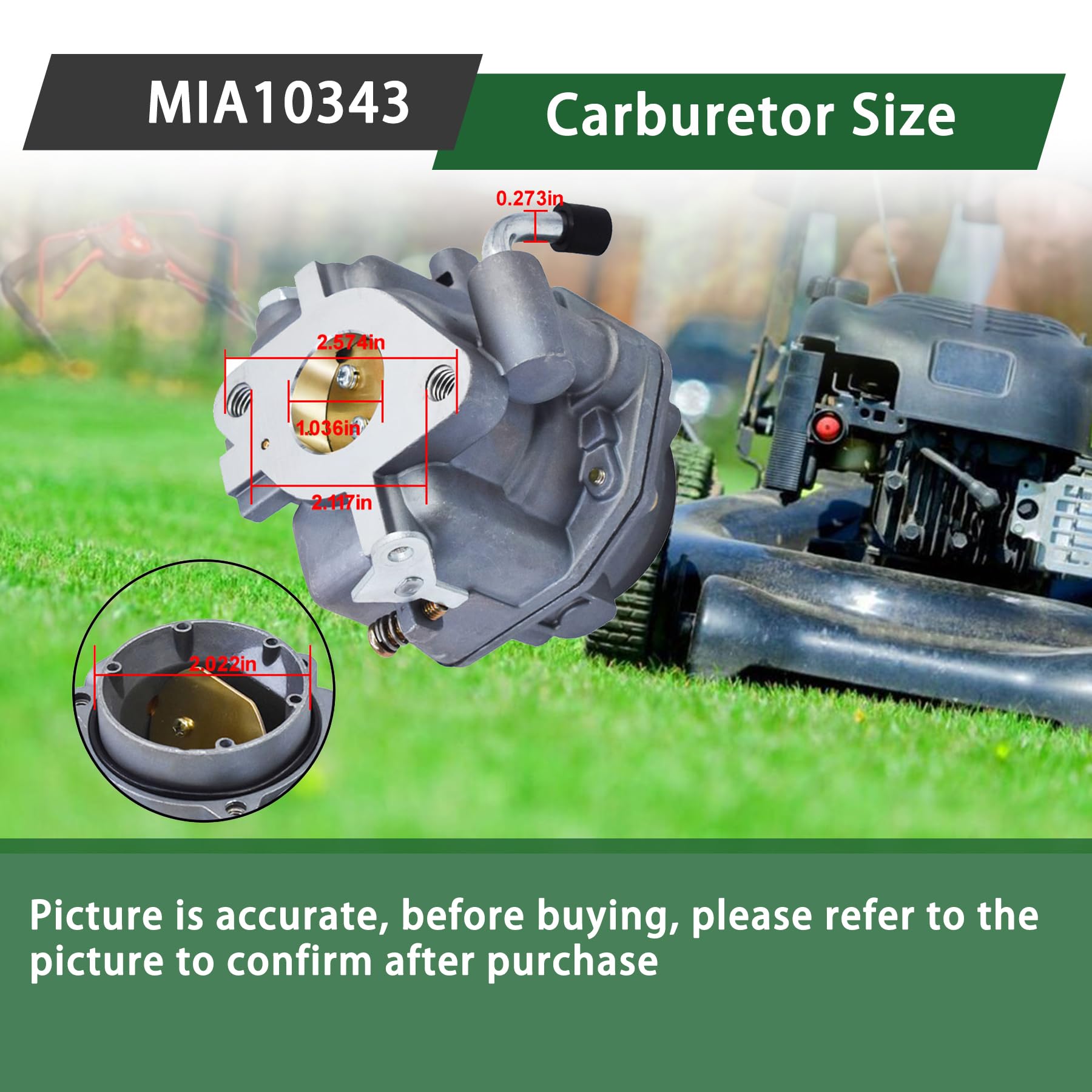 Amazon.com: ALL-CARB MIA10343 MIU10633 Carburetor Replacement for
