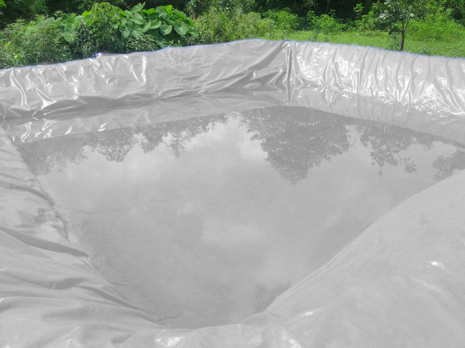 TUFFPAULIN 40FT X 40FT 200 GSM Transparent Pond Liner Super Heavy Duty Tarpaulin Tirpal Tadpatri Tharpai Thadika, Reinforced Eyelets, UV Resistant, Waterproof, 6 Layer MLCL 3D Rib Technology-1 No. (B092M6579X) Amazon Price History, Amazon Price Tracker