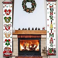 Vista 10 de Letrero decorativo para porche con texto en inglés "Hello Fall", suministros temáticos de otoño, diseño de ratón, calabaza, puerta, hoja, arce