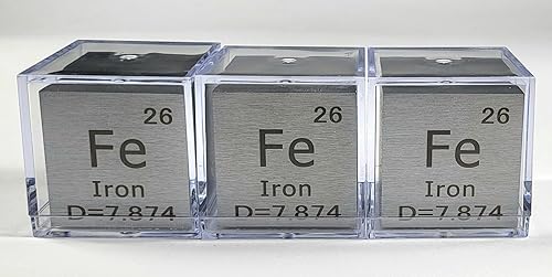 Miniatura 169 de Cubo de metal cobalto de 0.39 pulgadas (0.394 in) hasta un 99.9% puro elemento de tabla periódica de densidad grabada, colección de bloques