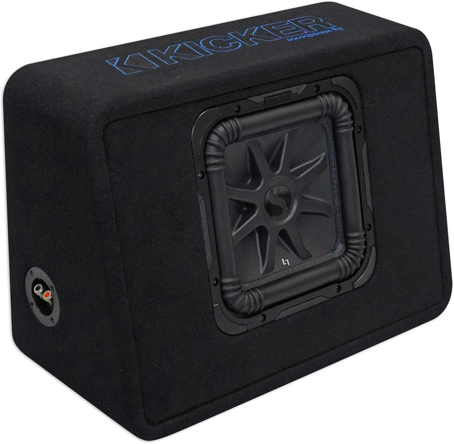 Kicker 10" 1200W Single Loaded Solo-Baric L7S Subwoofer Enclosure | 44TL7S102 (Renewed)