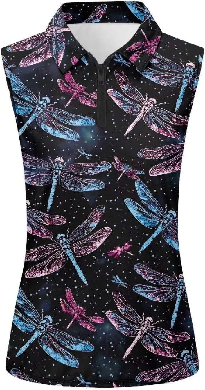 YEXIATODO Golf Tank Top Women Racerback Athletic Polo Golf Sleeveless Outfits Tennis Tank Top Size XS-2XL