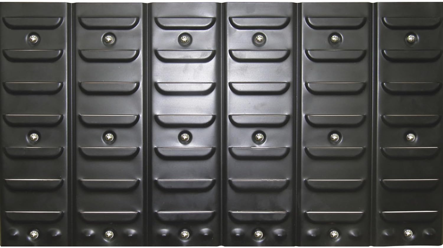 Ironton Metal Louvered Panel System with 24 Bins