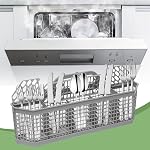 WD28X10128 Universal Dishwasher Silverware Basket Compatible with GE Dishwasher-Replace AP3772889, WD28X10127, 1088673, AH959351, EA959351, PS959351, WD28X10132