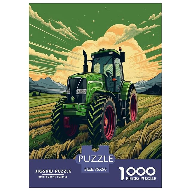 Foto 3 de 7 de Tractor Rompecabezas De 1000 Piezas para Adultos Rompecabezas De Madera para Adultos Rompecabezas De 1000…
