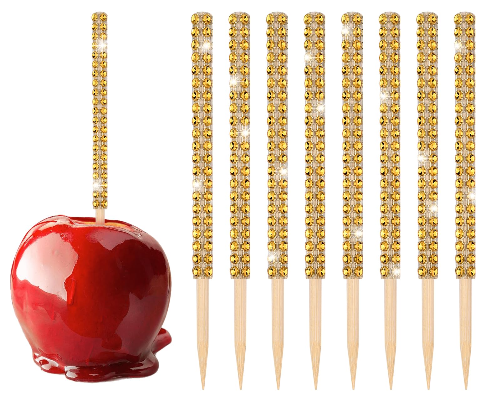 Amazon.com: Victhur Candy Apple Sticks 36 Pieces Bling Candy