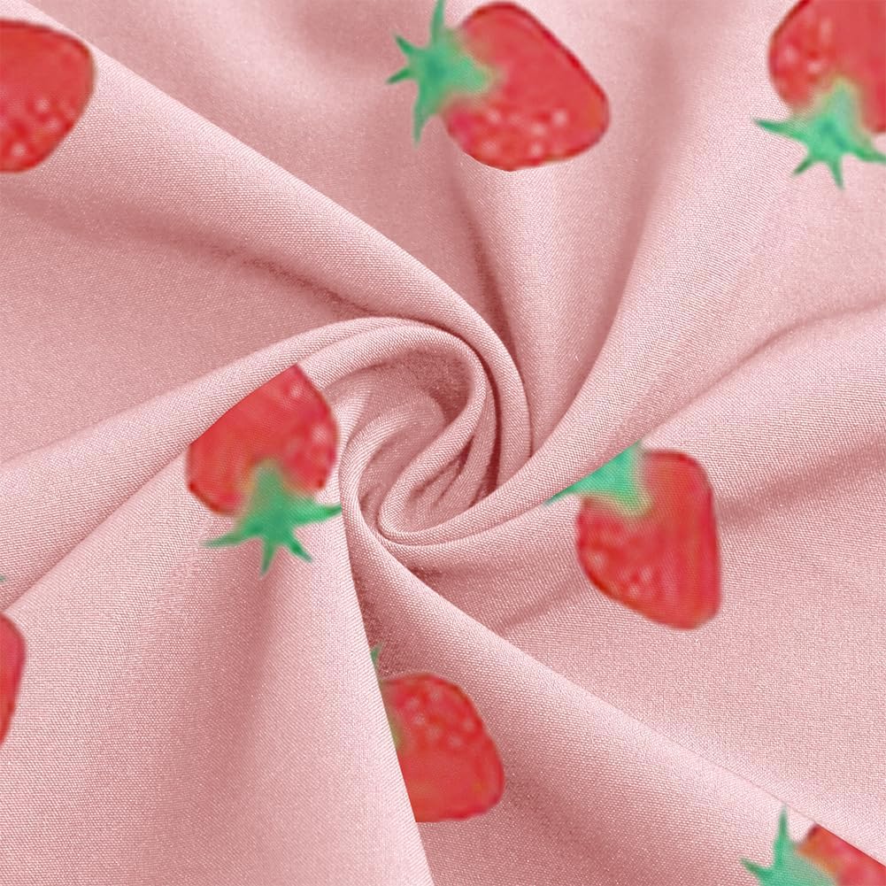 1950s Vintage Dresses for Girls Halter Dress Sleeveless Bowknot Heart Neck 4-12 Years