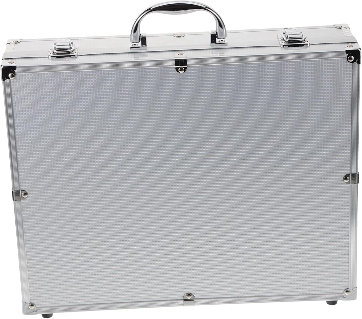 BESPORTBLE Cordless Microphone Case Hard Protective Aluminum Box with Handle for Travel Portable Microphone Storage Organizer with Cushioning for Cables Covers and Accessories Scratch and