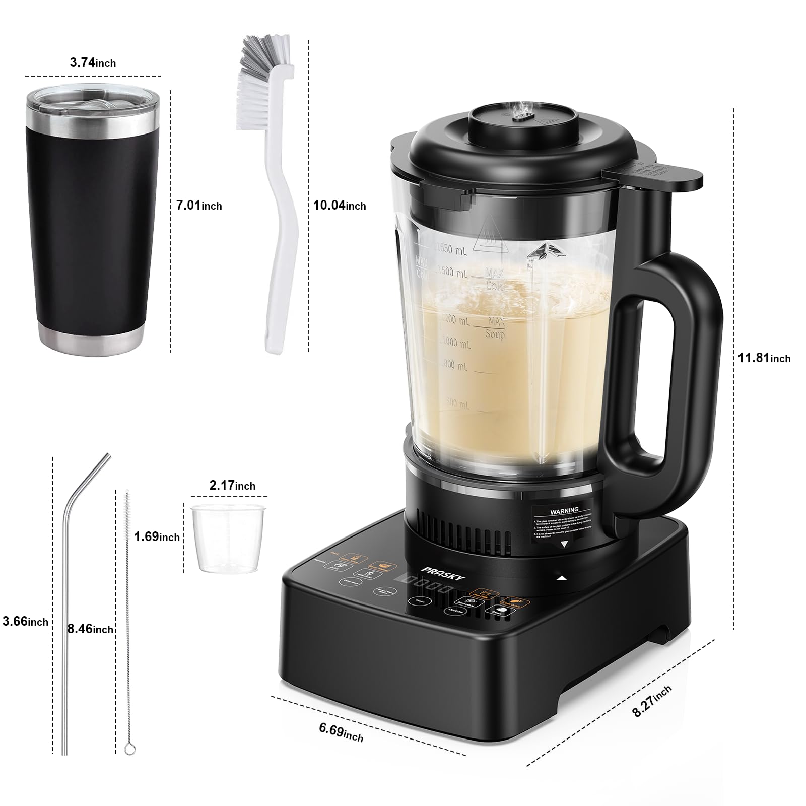 Blendtec Commercial Stealth 885 Blender + 1 FourSide Jar